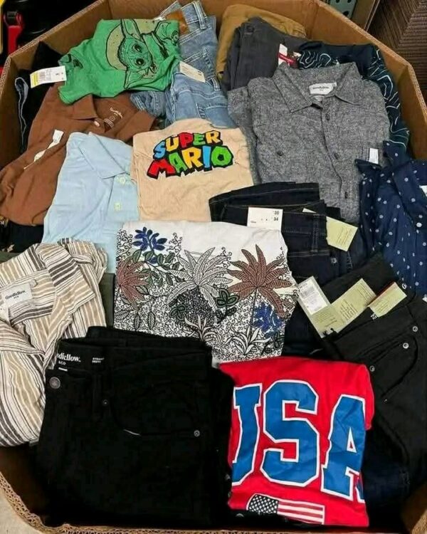 Buy a mixed clothing pallet
