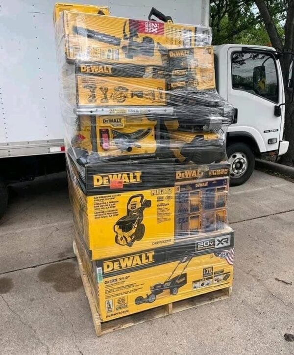 Buy mixed DeWalt tool pallets