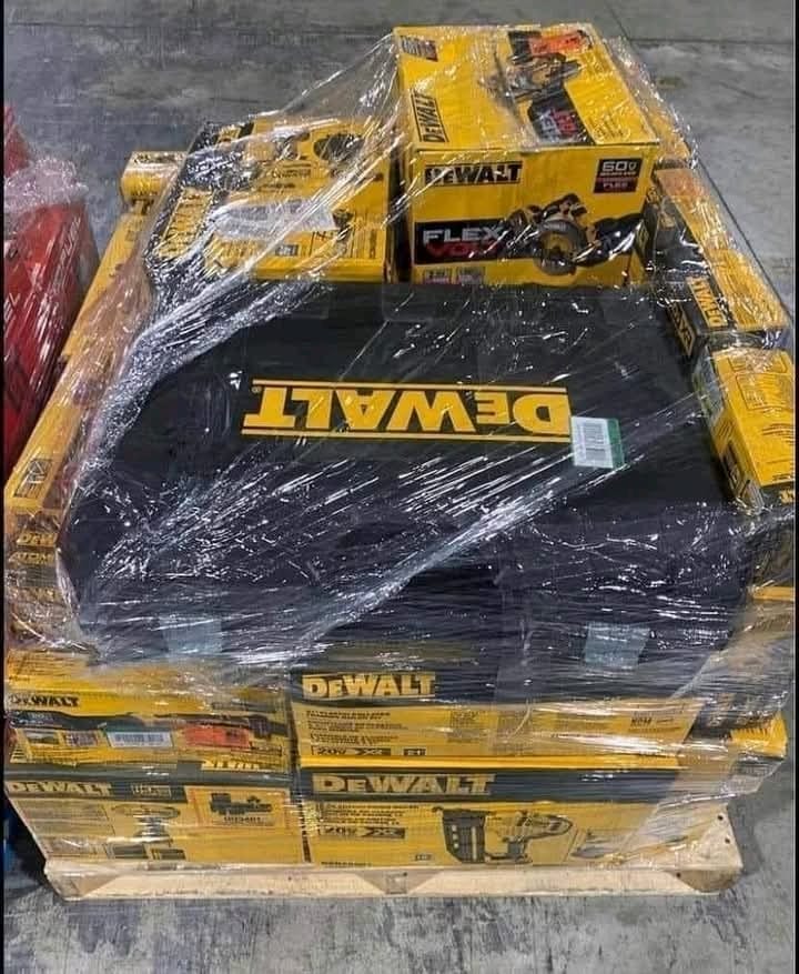 Buy mixed DeWalt tool pallets