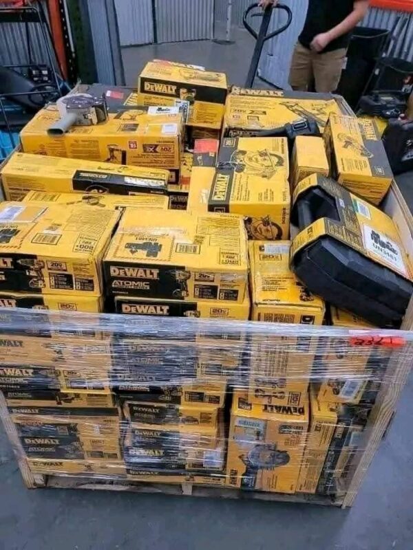 Buy mixed DeWalt tool pallets