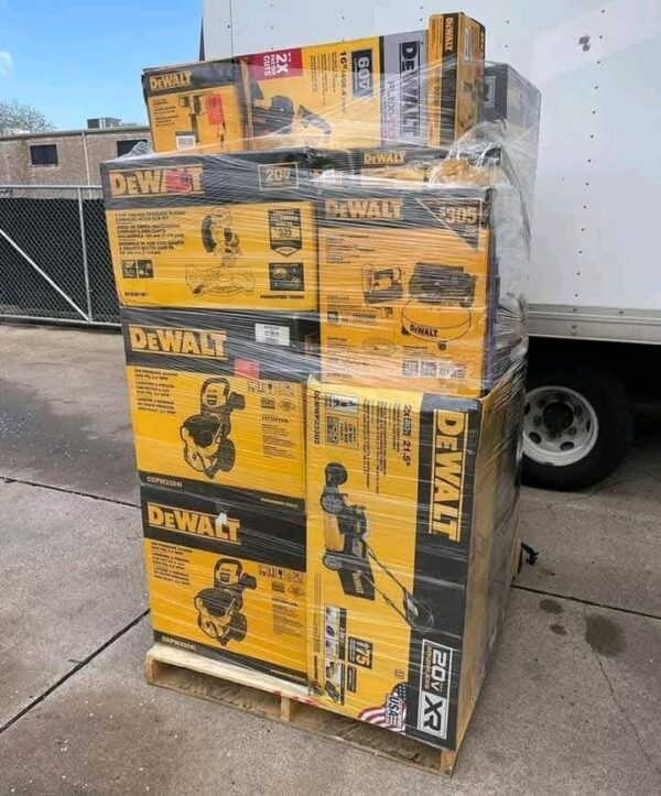 Buy mixed DeWalt tool pallets