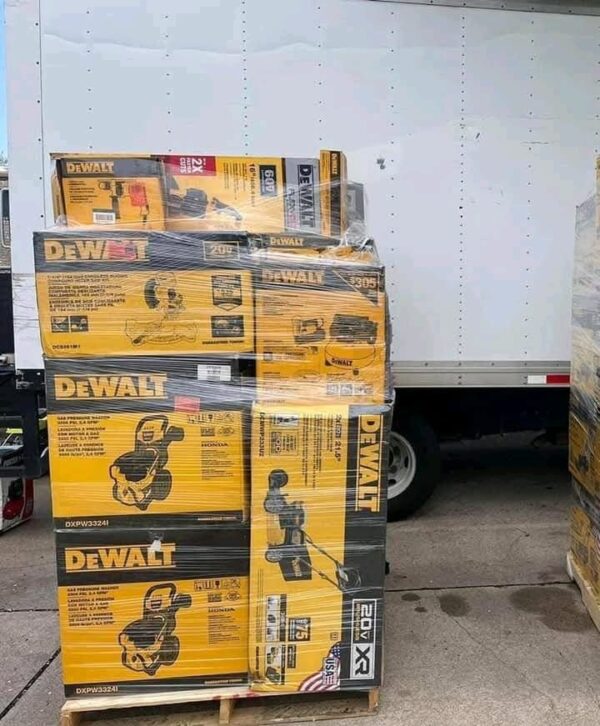 Buy mixed DeWalt tool pallets