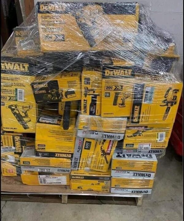 Buy mixed DeWalt tool pallets